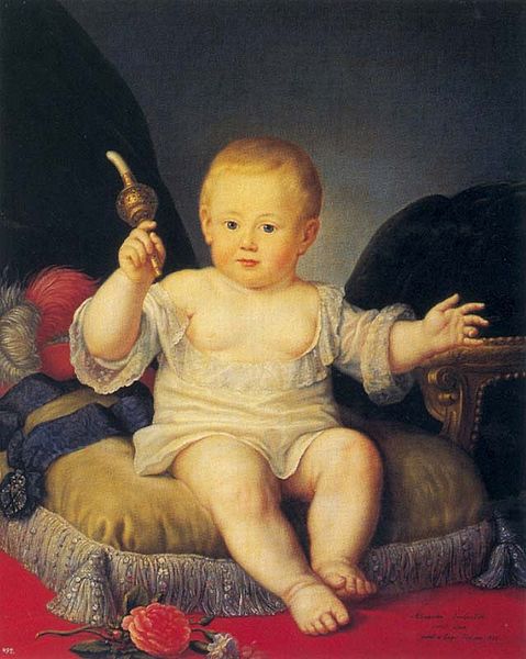 Portrait of Alexander Pawlowitsch as a boy